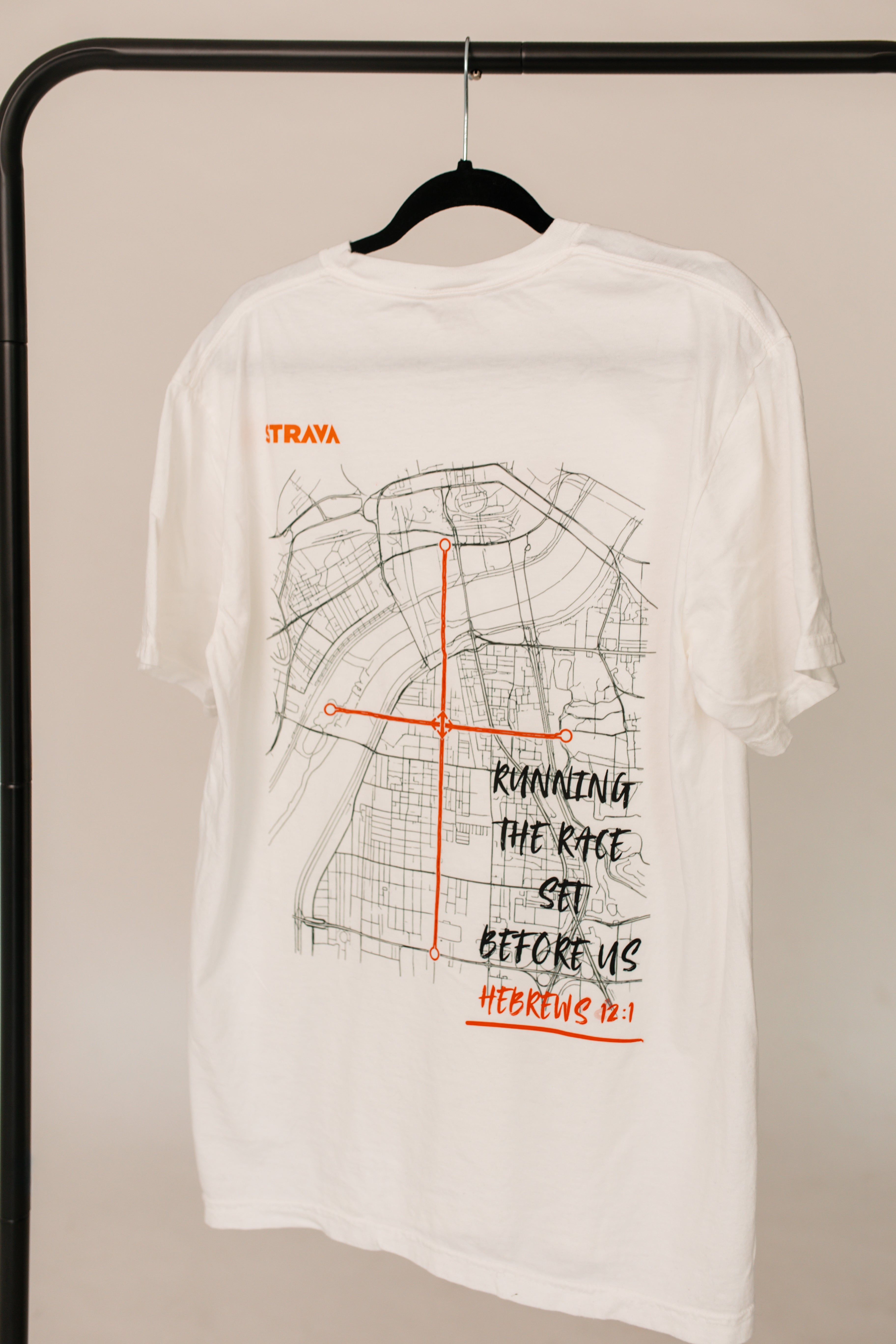 Strava Cross Route | Revival Run Club Tee