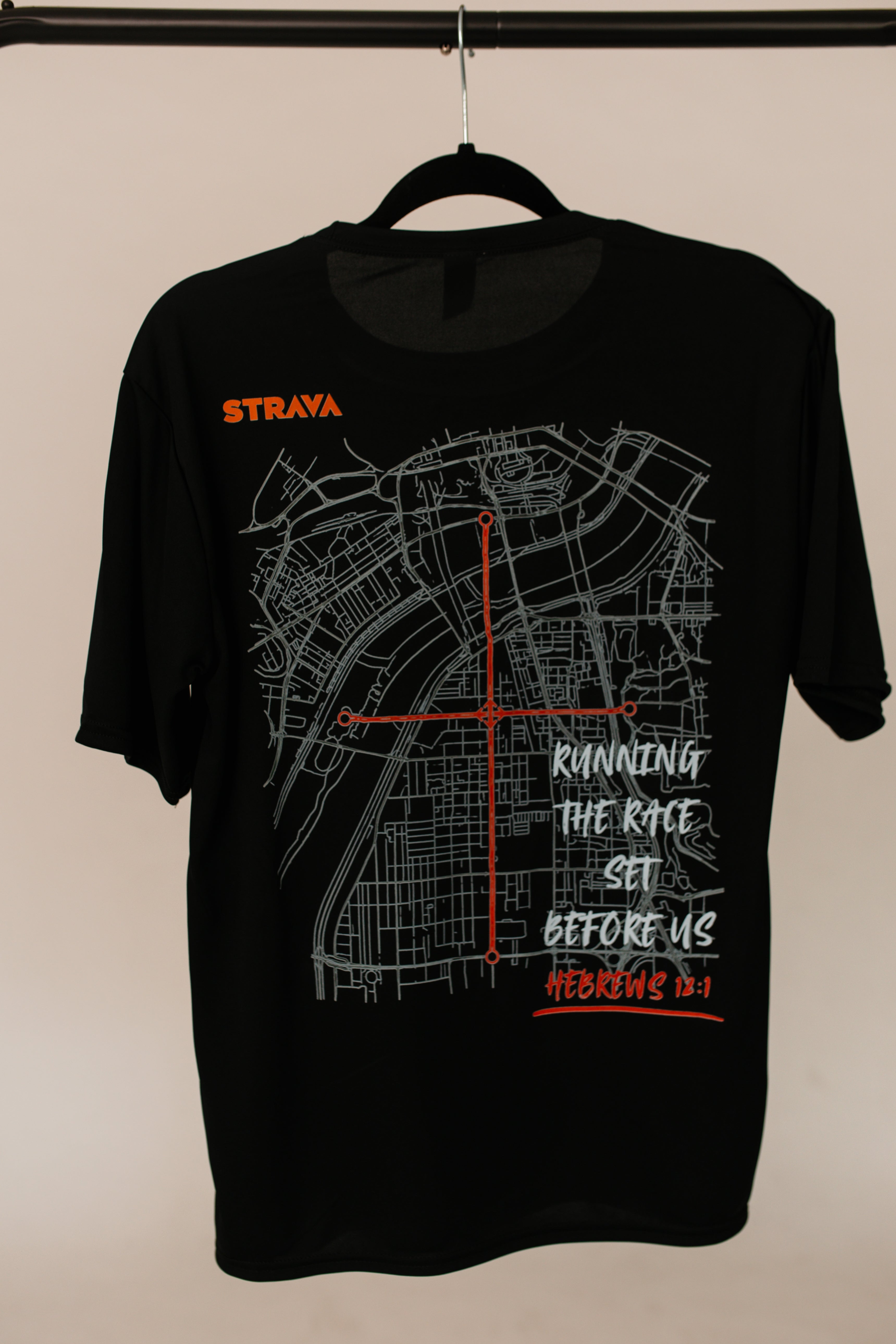 Strava Cross Route | Revival Run Club Tee
